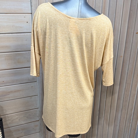 Floral Print Tunic Top in Yellow - Picture 3 of 6